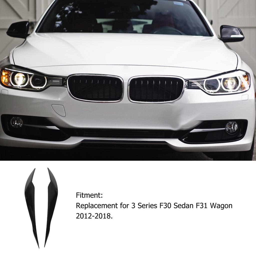 1 para nakładki na reflektory ABS zamiennik powieki pojazdu do serii 3 F30 F31 2012-2018