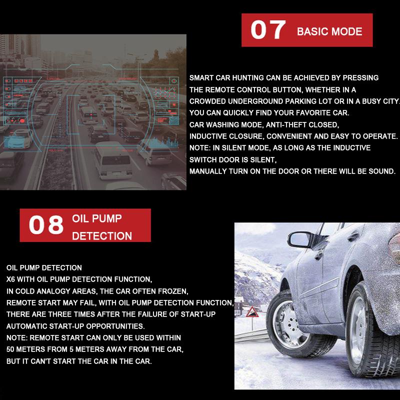 Car Engine Fingerprint Push Start Button Lock Keyless Entry Start Stop Ignition Remote Tail Box Function