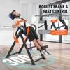 SucceBuy Inversion Table Heavy Duty Inversion Table Decompression Back Stretcher Machine Strength Training Equipment w/Headrest