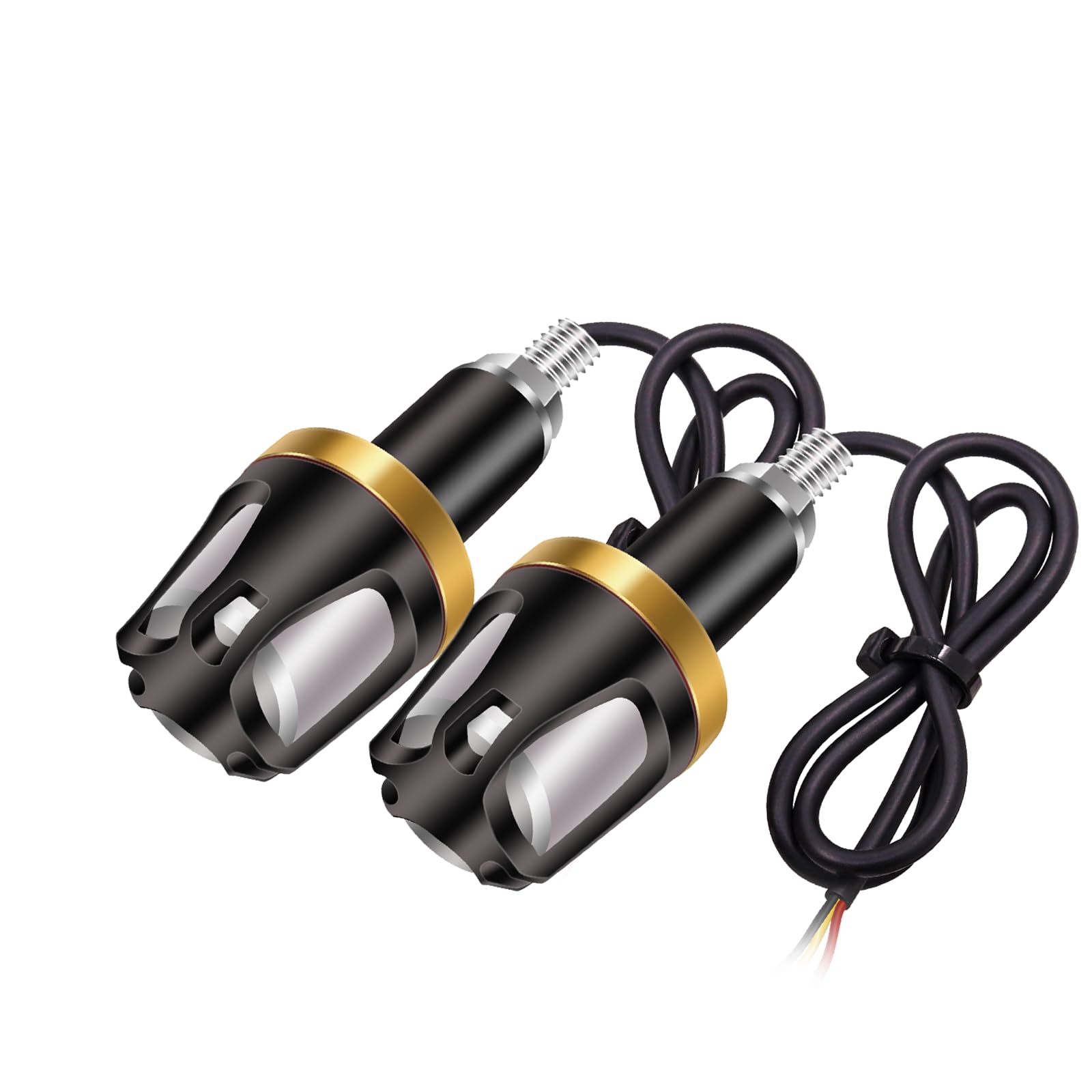 Motorcycle Turn Signal LED High Brightness Waterproof IP68 Lightweight Round
