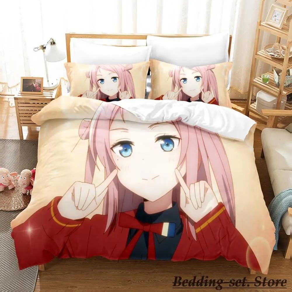 NIJIYON ANIMATION Bed Ensemble Single Size Single Size Full Queen Dimension King Size Size Bed Kit Adult Kid Bedroom Duvetcover Sets Anime parure de