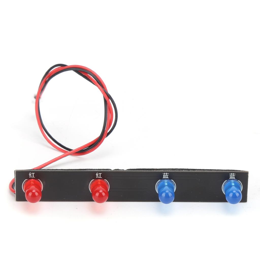 RC Car Roof Light Bar Headlight with Red Blue LED for WLtoys 12428 112 Scale RC Car Parts