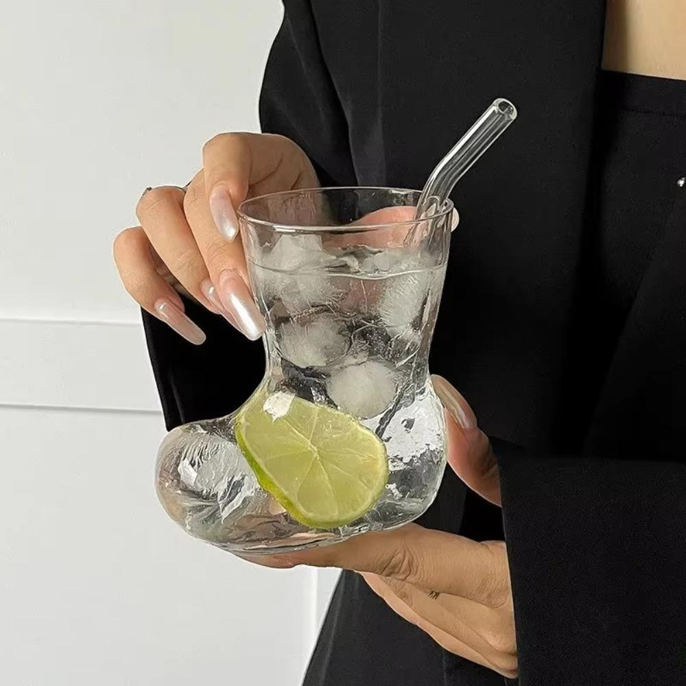 380ml Shoes Mugs Transparent Cocktail Cup Personalized Wine Glasses  Gift