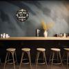 Vintage Metal Sign "Come with Order" 20x20cm Decorative Tin Plaque for Home Bar Wall Art