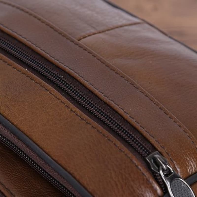Men's genuine leather shoulder bag messenger bag