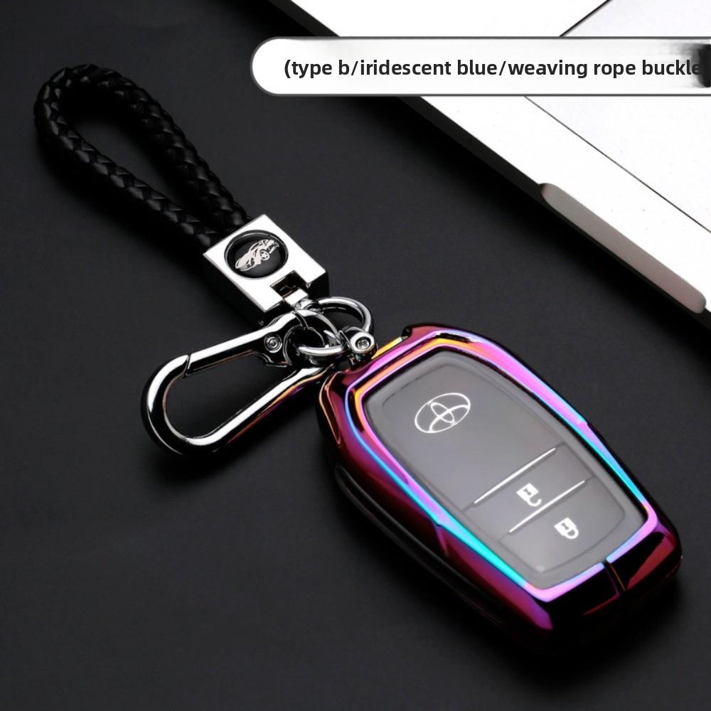 Premium Key Case for Toyota Camry RAV4 Corolla CHR Highlander Levin Keychain Holder