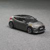 1/64 Hyundai Modern Veloster Turbo Alloy Scale Car Model Diecast Metal Simulation Collection Ornament Miniature Model Car Kid Toy Vehicl