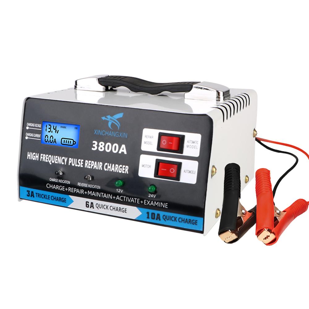 

Зарядные устройства 300 Вт для бытовых аккумуляторов, интеллектуальное импульсное восстановление, свинцово-кислотные аккумуляторы AGM, зарядные устройства для автомобильных аккумуляторов 24 В 12 В 10 А EU серебряный