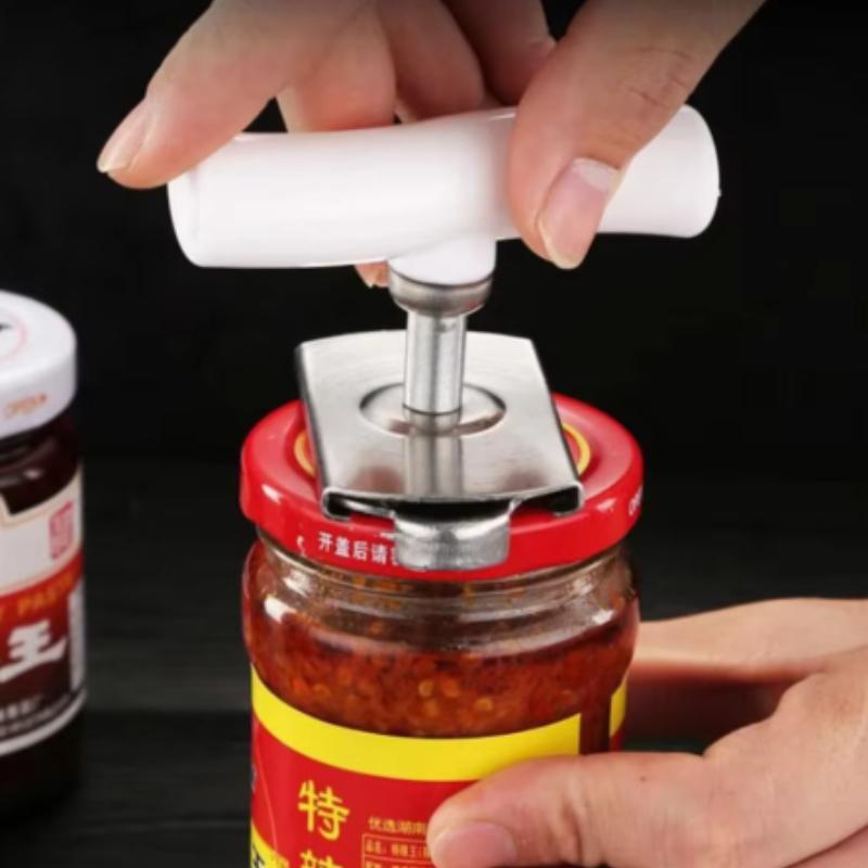 New Adjustable Multi-function Bottle Cap Opener Stainless Steel Off Jar Opener Labor-saving Screw Can Opener for Kitchen Gadget