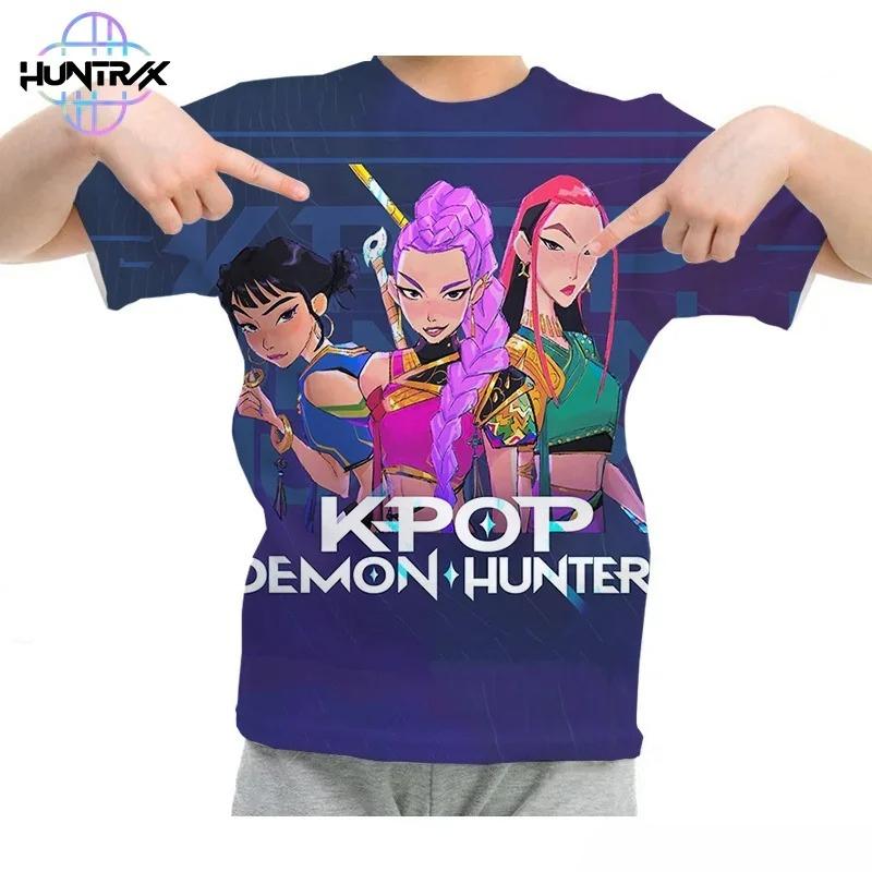 T-Shirts Girls Casual Fashion Cartoon Printed Short Sleeve Kids Comfort Girl T-Shirt Clothing Top