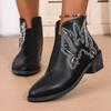 Damskie Botki Retro Haftowane Krótkie Botki Szpiczasty Nosek Skórzane Botki dla Kobiet Westernowe Cowboy Boot Botas Para Mujer