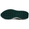 Li Ning Quadrat Rutschfest Abriebfest Niedrig geschnittene Sport Freizeitschuhe Herren Weiß Grün AGCT015-2