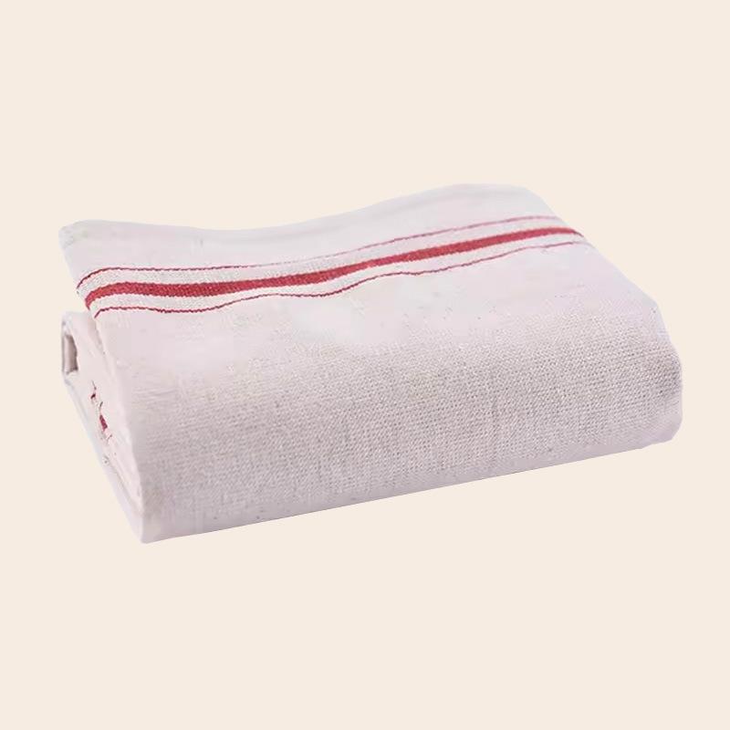 WML070 Custom Unbleached Raw Cotton Soft Highly Water-absorbent Table Napkins Cover Cloths Kitchen Tea Towels