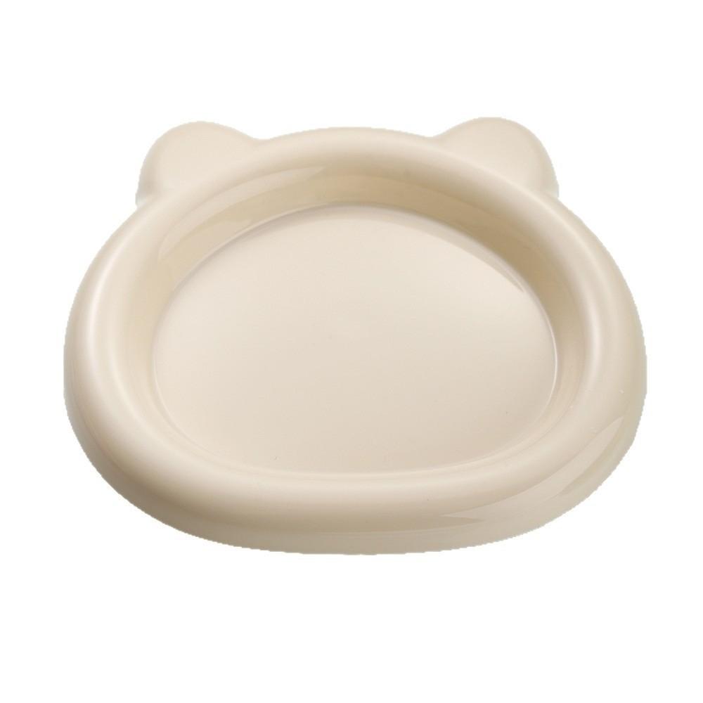 Pastry Plate Cat Bowls Little Bear Kitten Bowl Durable Pet Supplies  for Puppy Cat