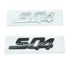 Auto 3D ABS Q4 SQ4 GTS Buchstaben Logo Stamm Abzeichen Emblem Aufkleber Aufkleber Für Maserati Ghibli Quattroporte Levante Gransport