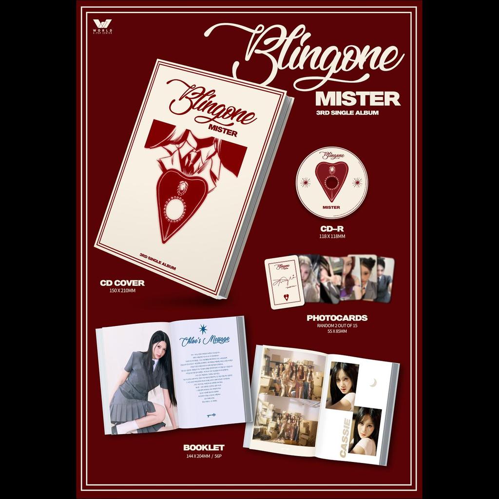 BLINGONE - MISTER 3rd SINGLE ALBUM