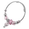 Pan Stainless Steel Galaxy Pink Balloon Bracelet - DIY Beaded Niche Design Friendship Jewelry