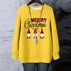 Ladies' Christmas Printed Round Neck Long Sleeved T-shirt Sweatshirt Top