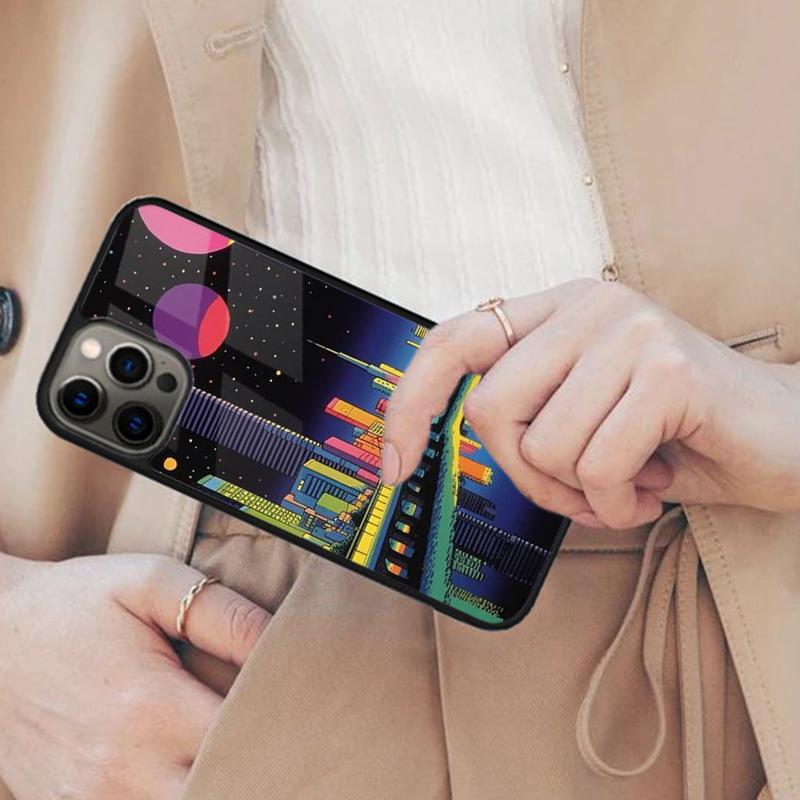City Pop Art At Night Magnetic Phone Case For APPLE iPhone 17 Air 16 14 13 12 Pro Max 15 Plus Wireless Charge With MagSafe Cover