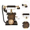 Classic Corded Desk Phone Model, Telephone Indoor Resin Old Fashioned Traditional