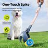 Retractable Dog Ball Thrower Hand-Free Tennis Ball Launcher with Non-Slip Handle