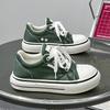Canvas shoes 2025 summer new fashion trend versatile personality flat baseplate shoes youth school style casual shoes