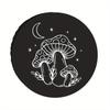 The Moonlit Mushroom Spare Tire Cover Features A Tale Design, Fresh And Mysterious, Perfect For Romantic Car Owners.