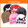 Cat Animal Pattern Knitted Beanie Hat For Women Men With Warmth And Stylish Streetwear For Fall Winter