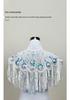 Sequined Tassel Shawl & Cloak: European & American Party Qipao Accessory