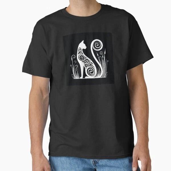 Spiral Cat Classic TShirt Made In UsaAus TShirt S2xl S