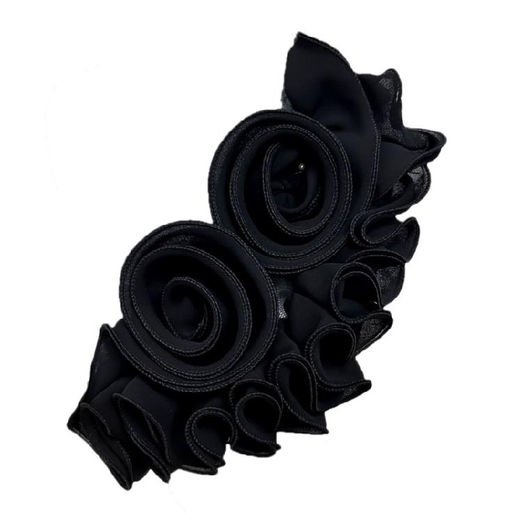 Polyester Flower Embroidery Patches Unique Stylish Handmade Apparels Patches for Clothing Upgrades