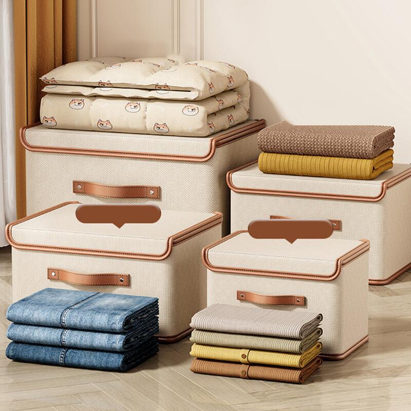 Clothes Storage Box With Lid For Household Use Wardrobe Underwear Storage Box Organizing Boxed Clothes Blankets Storage Basket