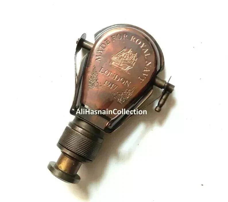 

Solid Brass MONOCULAR 4 Travelling Telescope Binoculars Antique коричневий