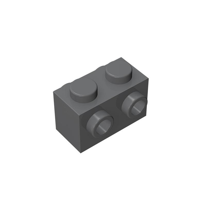 20pcs MOC Parts 52107 Block Modified 1 x 2 featuring Studs on 2 Sides Works With DIY Assmble Construction Blocks Particle Kid Toy Present