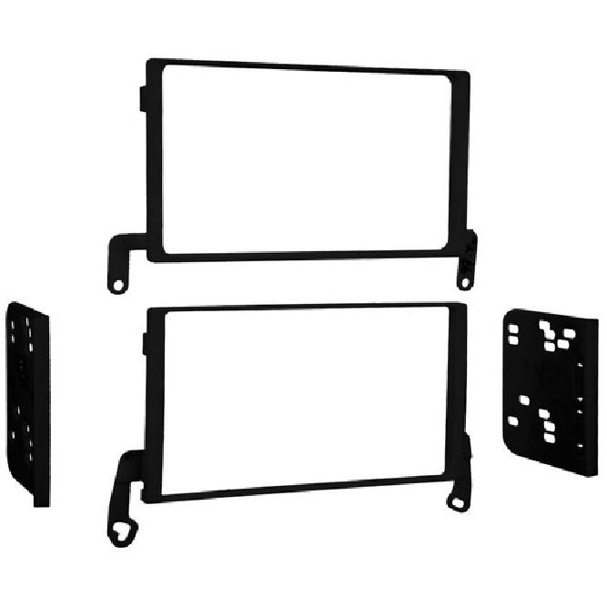 Fits Ford F-650/750 2005-2010 Double DIN Harness Radio tall Dash Kit