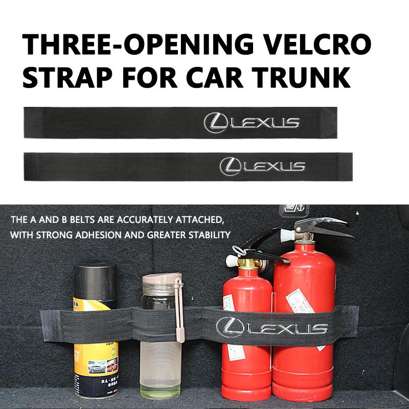 Pro Lexus Organizer do kufru auta Elastický upevňovací popruh Úložný držák Pásek na suchý zip Autopříslušenství RX350 IS250 IS200 GS300 LX570