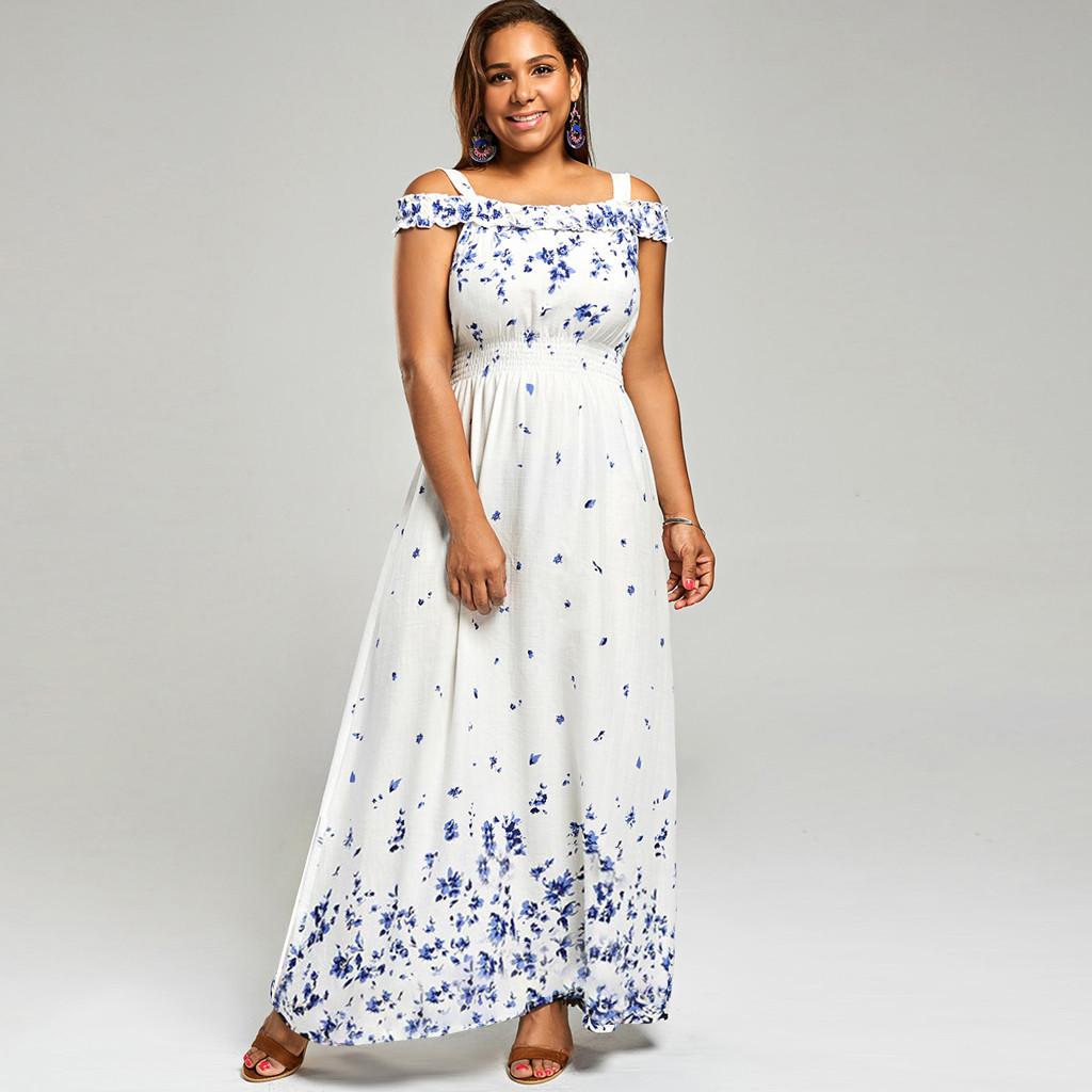 

Летнее женское модное повседневное платье с богемным принтом