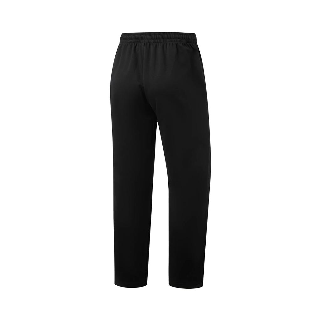 Li Ning Casual Pants Men's Black Moderate Straight Fit Pants AKLW209-2