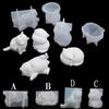 1 Pcs 3D Cat Soap Clay Lovely Pig Silicone Candle Molds DIY Pet Cat Mould Craft Small and Cute Suitable for Ornaments
