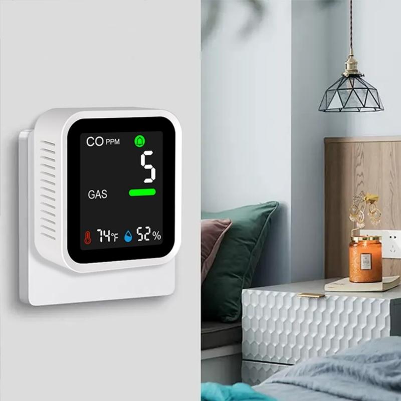 Easy Installation Gas Analyzers Wall Mount or Desktop Placement Carbon Monoxide Methane Monitor Digital Readout High Sensitivity