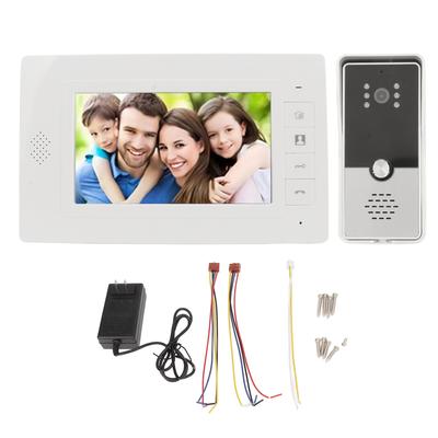 Video Doorbell Camera with 7 Inch TFT Monitor Wired Night Vision 2 Way Talk Surveillance Video