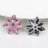 3 Pieces/batch of 40mm Flat Bottomed Horse Eye Rhinestone Flower Hand Sewn DIY Hats, Performance Costumes, Headwear and Other Ac