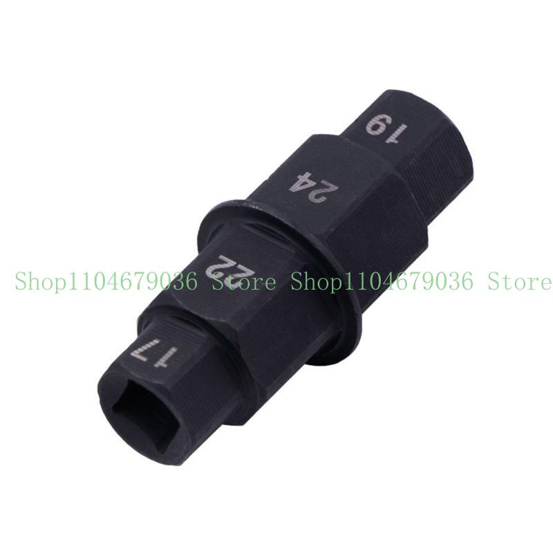 Tool for Motorcycles 3/8” Inch Allens Socket Front Wheel Hubs Spindle Adapter 17mm 19mm 22mm 24mm