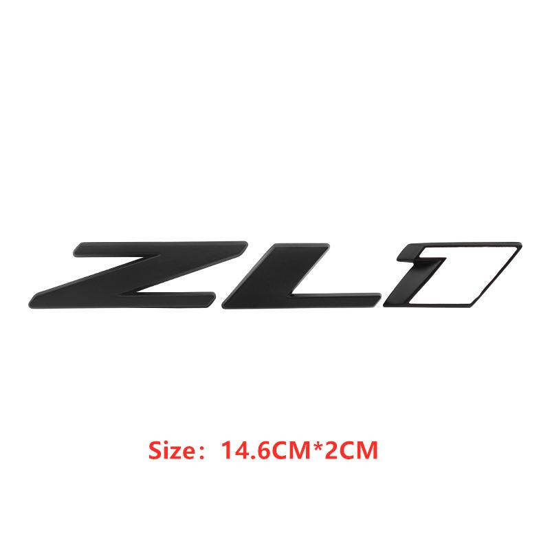 Metal ZL1 Grill Badge Car Rear Trunk Emblem ZL1 Decals Stickers Car Styling For Camaro Super Hornet Car Styling Auto Accessories
