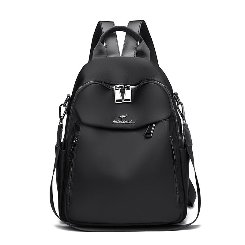 Рюкзак из Оксфордской Ткани Женский Модный Повседневный Школьный Легкий Дорожный Рюкзак с Множеством Карманов