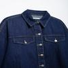 Fashion Style 2024 Autumn New Women's Clothing Easiest for Match Cotton Leisure Denim Long Sleeve Shirt Coat 0250270