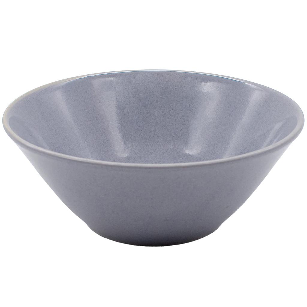 Aito Dinnerware Mino Dishwasher and Microwave Made In Product Number for Single Living "Natural Color" Set, 6-Piece Set, Blue-Gray, Ware, Safe, Japan,