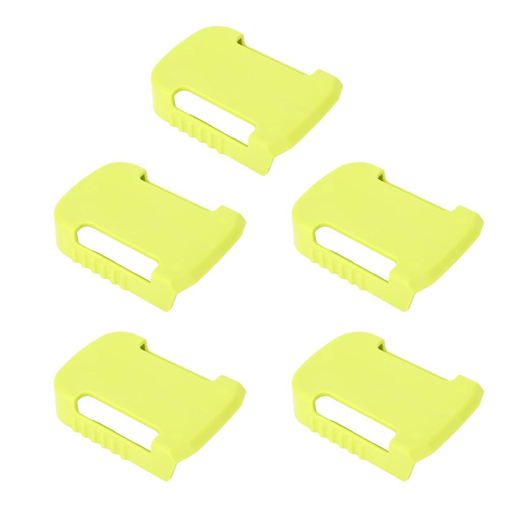 5 Set Battery Holder Green Battery Mount Adapter Dock Holder Suitable for Worx WU172 WU279 WU388 WE270 WE389