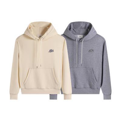 AMI 2025 Autumn and Winter New Letter Embroidery High-quality Cotton Hooded Sweatshirt Sweatshirt Couple Pullover