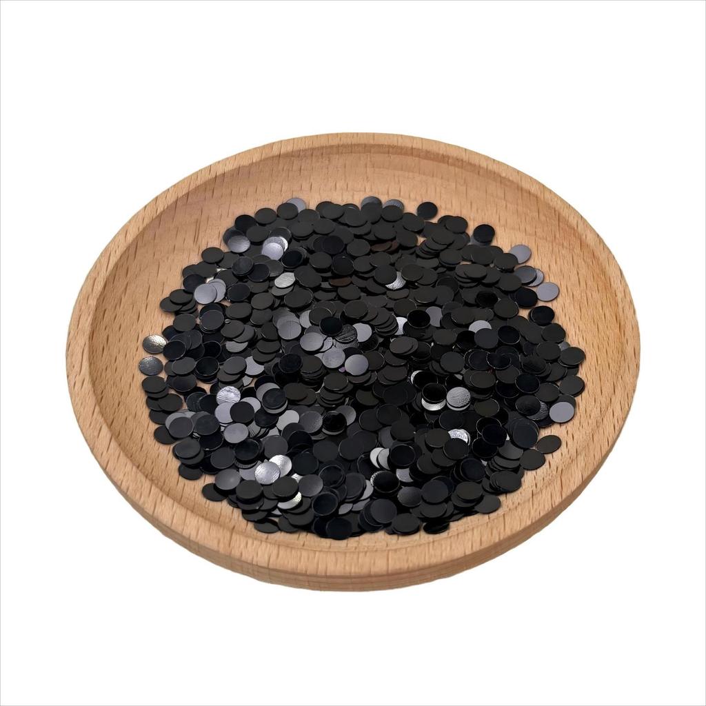 Runde Flache PET-Pailletten Ohne Loch für DIY-Schmuck & Bühnenkostüm-Accessoires